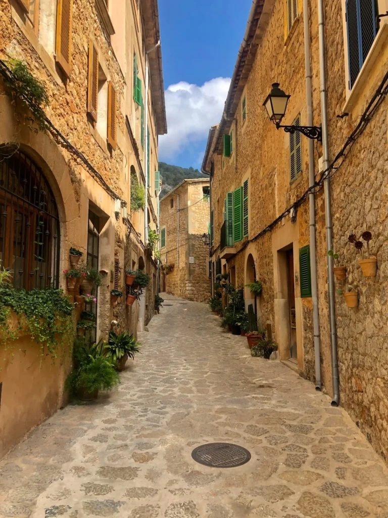 Schattige straatjes Valldemossa
